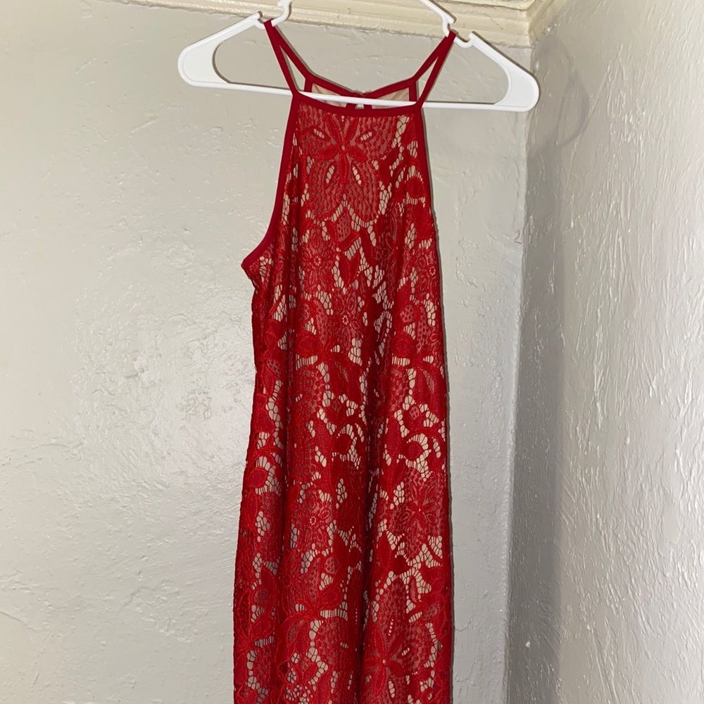 Red dress